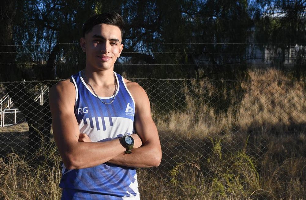 Mendoza 24 de mayo de 2021  DeportesAgustín Pinti, atleta Mendocino integrante de la selección Argentina que compite en el sudamericano de mayores de atletismo en Ecuador. Foto: José Gutierrez / Los Andes