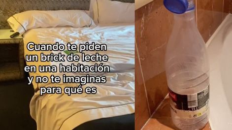 Los Andes | He visto una sesión de fotos con leche y pétalos de rosa, aventuró un internauta sobre el posible uso que le dieron al alimento. Foto: Captura video