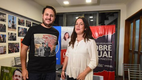 Lautaro Jiménez-Noelia Barbeito, la fórmula del PTS para ir en el Frente de Izquierda (FIT).