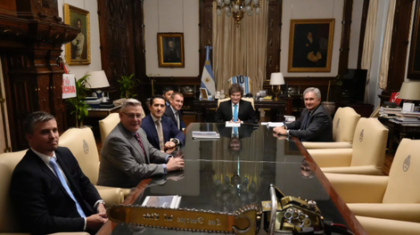 El presidente Javier Milei recibió a directivos de Vicuña Corp. para repasar el estado de avance y las inversiones previstas en el proyecto de cobre en San Juan
