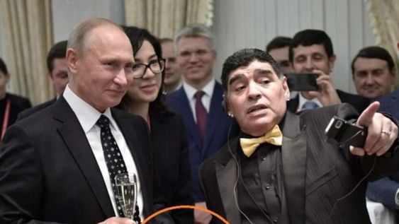 Increíble: no reconocieron a Maradona y no lo dejaron entrar al estadio (video)