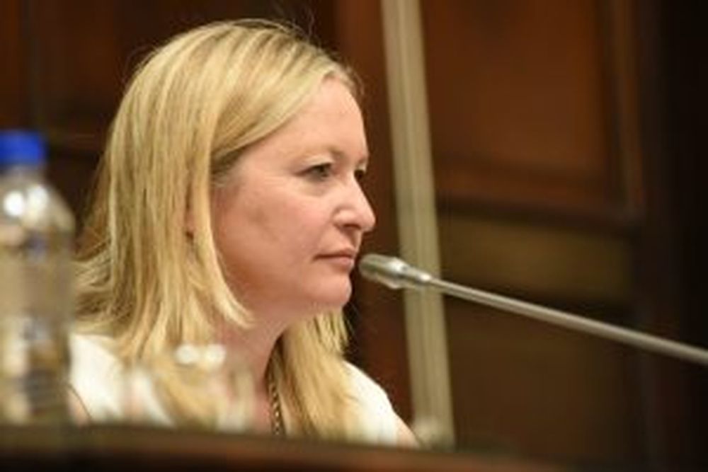 La vicegobernadora, Hebe Casado.