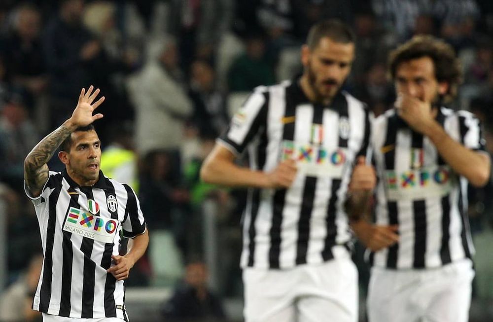 Italia: polémico festejo de Tevez, que puso a la Juve a un paso del título