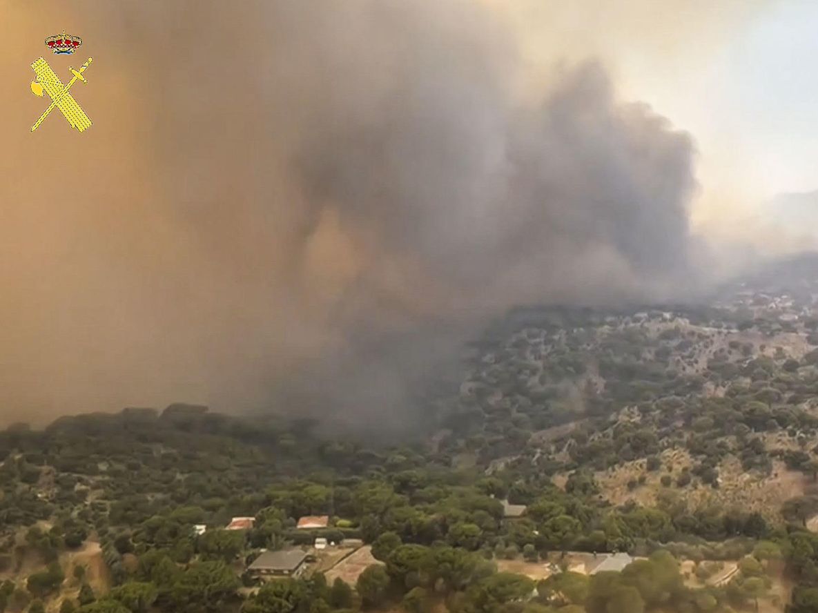 España declara la emergencia nacional por incendios fuera de control en Madrid: más de 20.000 evacuados