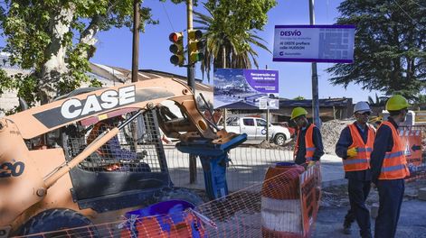 Guaymallén: desvíos por obras en entorno del hospital Notti y Bandera de los Andes