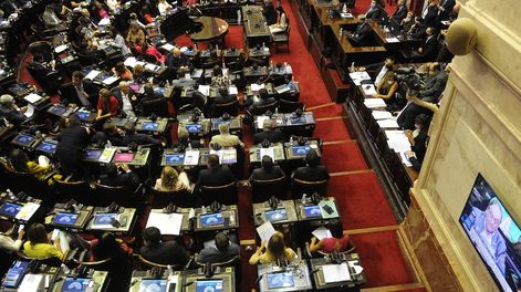 Debate en Diputados sobre el acuerdo con el FMI en el Congreso Nacional. / Foto: Federico López Claro