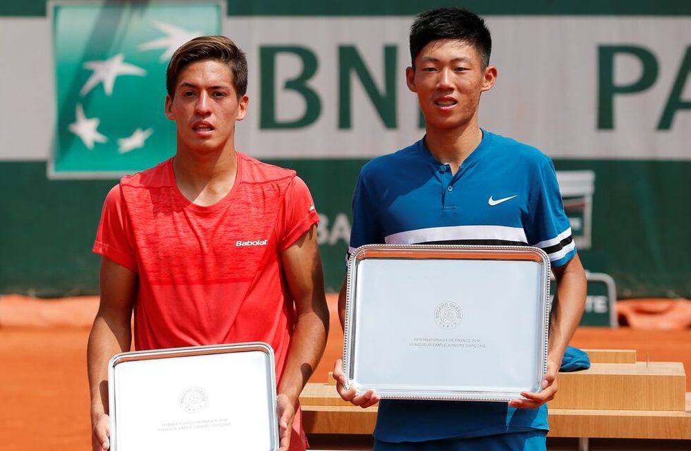 El argentino Báez no pudo festejar en Roland Garros