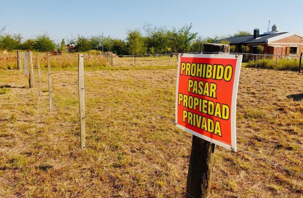 El Gobierno busca recuperar terrenos usurpados. Imagen ilustrativa