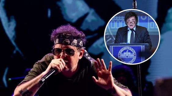 Andrés Calamaro celebró el triunfo de Javier Milei en su cuenta de Instagram
