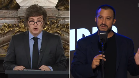 Milei respaldó la denuncia contra Tomás Rebord&nbsp;