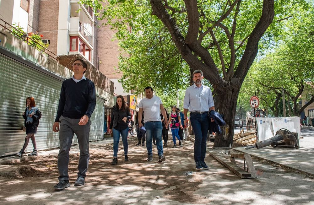 Ulpiano Suarez recorrió trabajos del Plan de Obras Urbanas