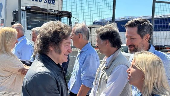 Javier Milei en Expoagro. (Presidencia)