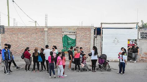 Los Andes | Estar con inseguridad alimentaria implica que las personas redujeron de manera involuntaria la porción de comida. Foto: Mariana Villa / Los Andes