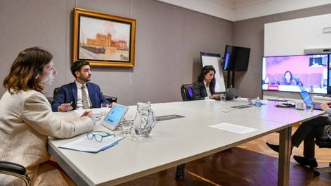 Los Andes | La ministra de Economía, Silvina Batakis, participó de manera virtual del primer día de reuniones de ministros y ministras de Finanzas y presidentes de Bancos Centrales del G20.