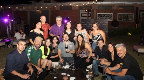Periodistas y fotógrafos de Los Andes se dieron cita en la Bodega Sillón para despedir el 2022.