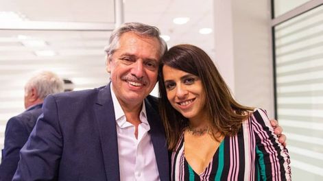 Alberto Fernández y Victoria Donda