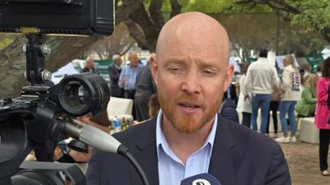 El intendente de Luján de Cuyo, Esteban Allasino.