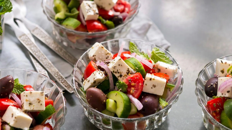 Esta receta de ensalada es ideal para cualquier momento del día.