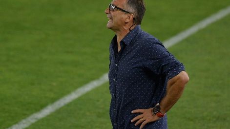 Juan Antonio Pizzi, DT de Racing Club. / gentileza