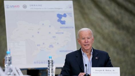 Los Andes | Joe Biden en Polonia -  Foto: AP