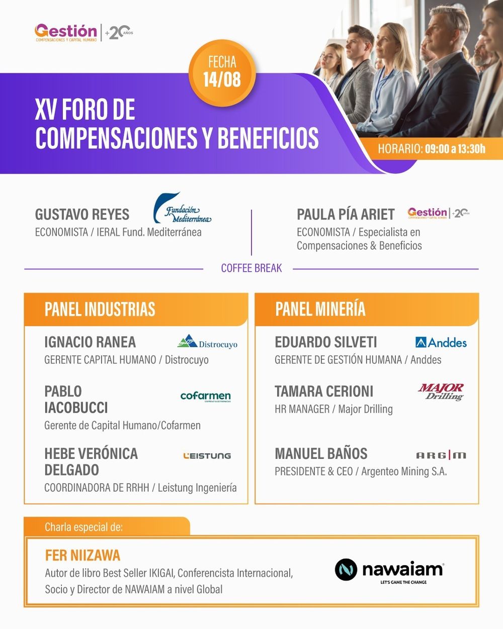 En este evento gratuito se hablar&aacute; sobre salarios y perspectivas