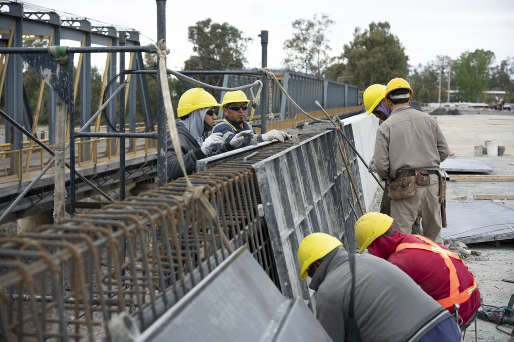 El nuevo puente Luján-Perdriel.