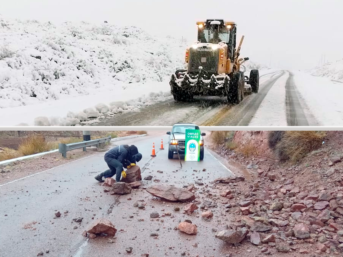 Vialidad Mendoza habilitó la transitabilidad de la RP 82 y la RP 89 a Cacheuta y Potrerillos.