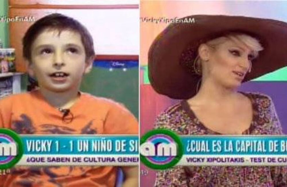 ¿Quién tiene más cultura: un niño de 7 años o Vicky Xipolitakis?