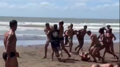 Una competencia terminó con una brutal pelea entre guardavidas.&nbsp;
