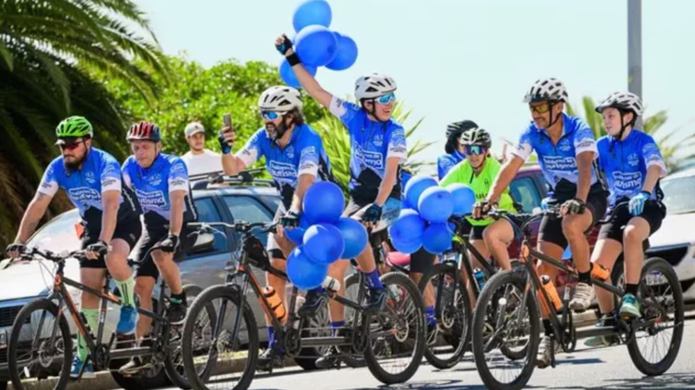 La pedaleada “Tour Azul” unirá una vez más Rosario y Buenos Aires como gesto federal de concientización.