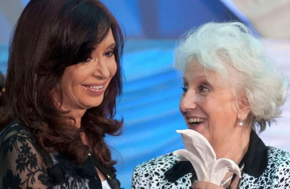 Estela de Carlotto y Cristina Fernández&nbsp;