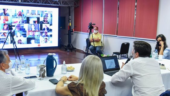 El encuentro fue encabezado este viernes por el ministro de Educación de la Nación, Nicolás Trotta desde la ciudad de Posadas. Gentileza / Prensa Gobierno de Mendoza