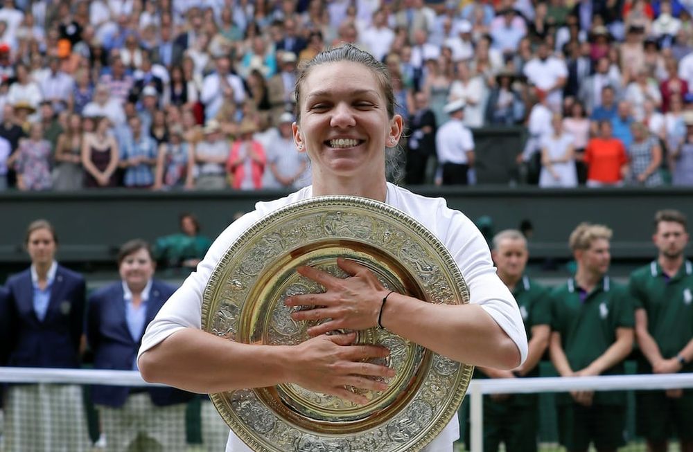Halep venció a Serena Williams en la final de Wimbledon