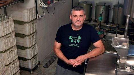 Los Andes | Igor Baratoff empresario, propietario de la fábrica Nuestras Manos y miembro de la Comisión Directiva del Movimiento Argentina por la Producción Orgánica (MAPO).Foto: Orlando Pelichotti