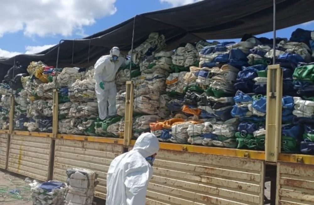 Iscamen. Enviaron más de 18 toneladas de envases vacíos de agroquímicos para reciclarlos.