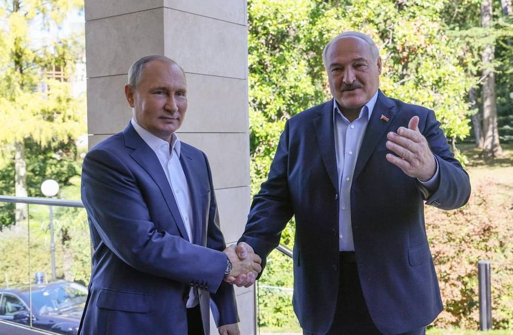 Los presidentes de Rusia y BIelorrusia, Vladimir Putin y Alexandr Lukashenko respectivamente, en una imagen de archivo.