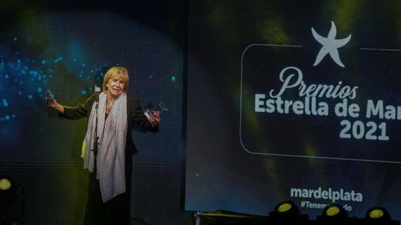 Virginia Lago se llevó el premio Estrella de Mar de Oro