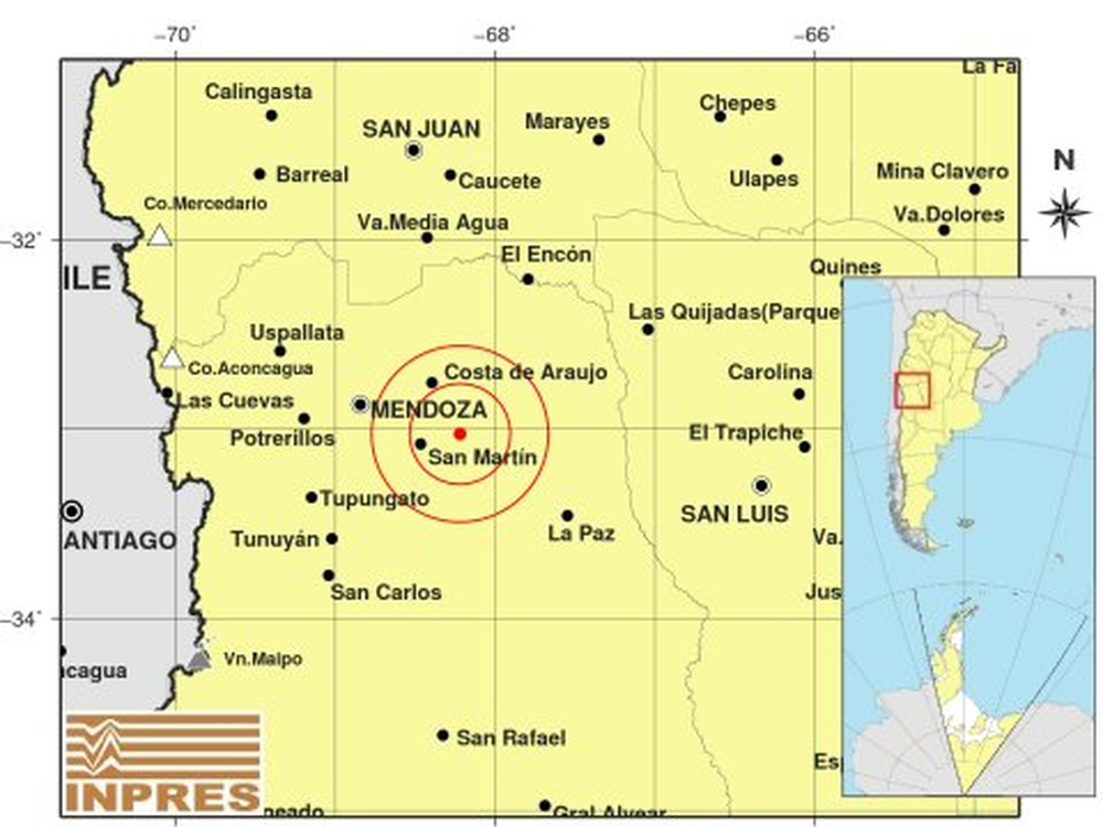 Tembló en San Martín. Tembló en San Martín.