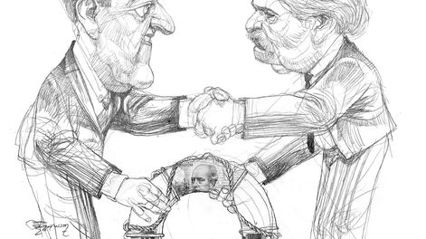 En el entorno de Suárez destacan que existe una muy buena relación con el gobierno nacional en todo lo relacionado con el intercambio en materia de gestión. / ilustración: Gabriel Fernández.
