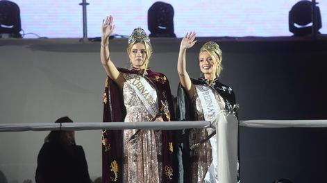 Azul Antolínez, de San Rafael, es la nueva reina nacional de la Vendimia y como Virreina Nacional de la Vendimia, la acompañará Agustina Giacomelli, de Tunuyán,