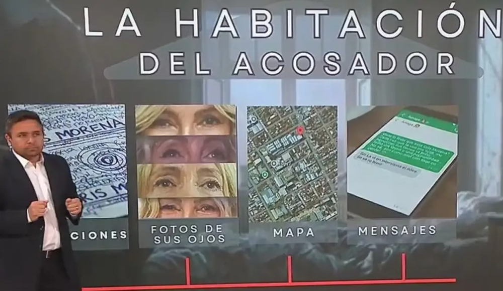 Los inquietantes detalles que se encontraron en la casa del acosadro.
