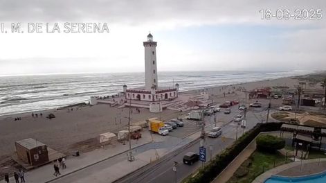 Video del momento en que tembló en La Serena, Chile