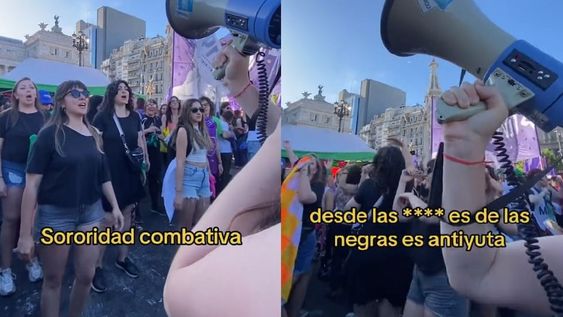 El hit feminista contra Javier Milei (Captura de video / TikTok @velozestefania)