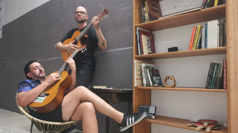 Los artistas mendocinos que empezaron cantando en las calles europeas y montaron su productora en Barcelona. Foto: Gentileza