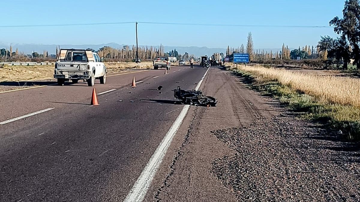 Murió un motociclista en Ruta 7 tras chocar de atrás a un camión