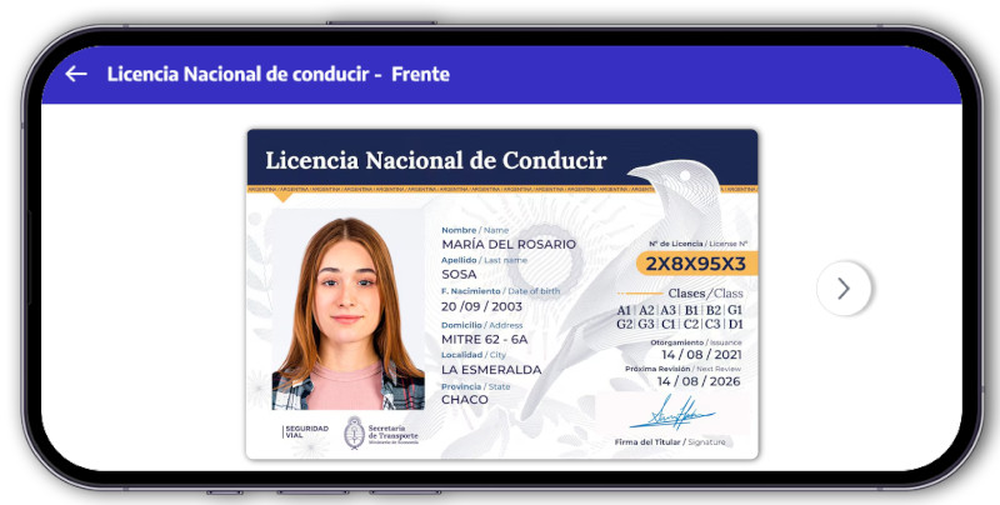 Digital driver's license.