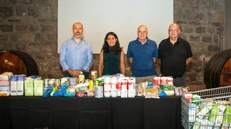 El Banco de Alimentos recibió donaciones realizadas en la Fiesta de la Cosecha.
