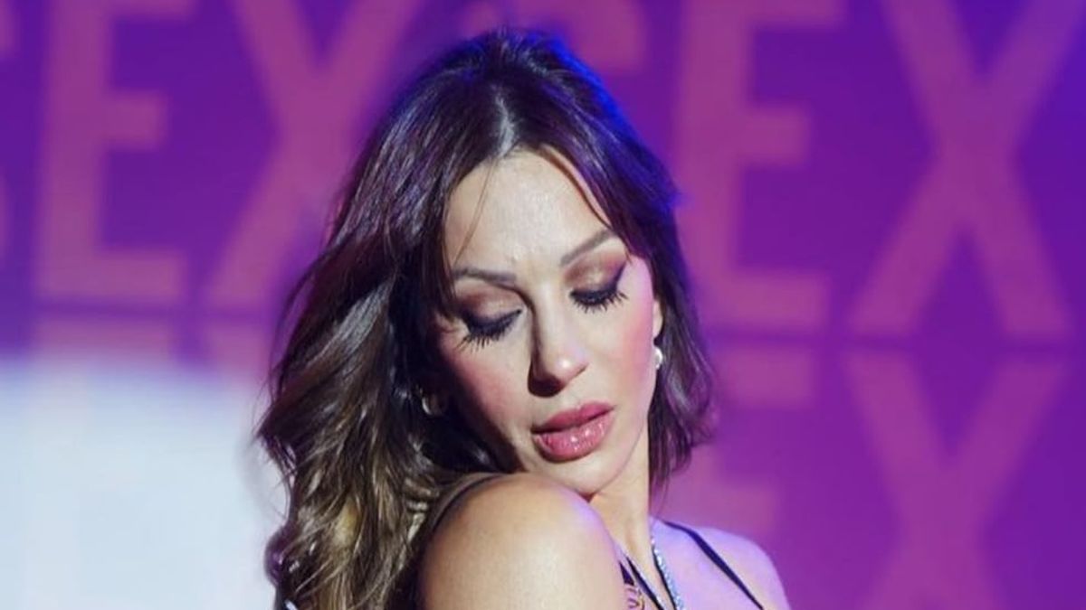 Noelia Marzol levantó la pierna hasta el cielo en su baile de caño