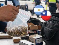Policía argentino quiso cruzar a Chile con 29 balas ocultas en su auto: sexto caso en el semestre