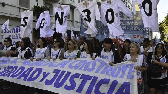 Una de las marchas que se reiteran todos los 24 de marzo de cada año en todo el país.